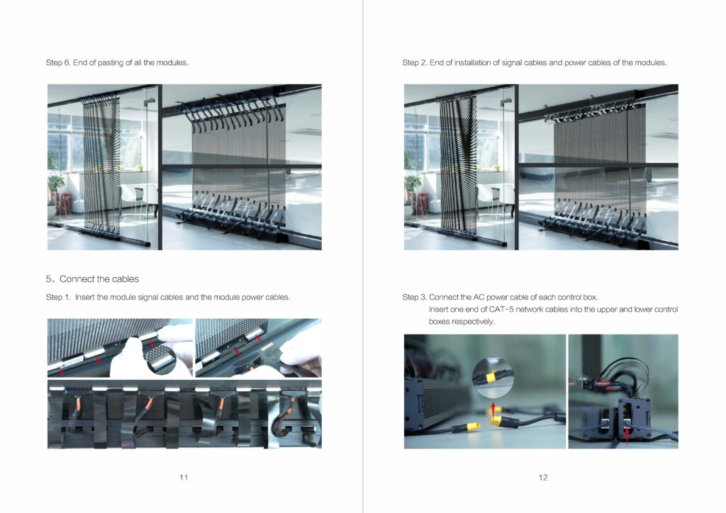 Holographic Display 7 DDW Holographic Invisible Screen—Mounting On Glass manual Oldal 6