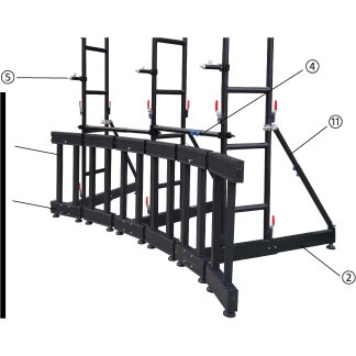 Off-ground Curved LED Screen Ground Support